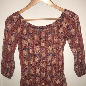 Off the shoulder romper